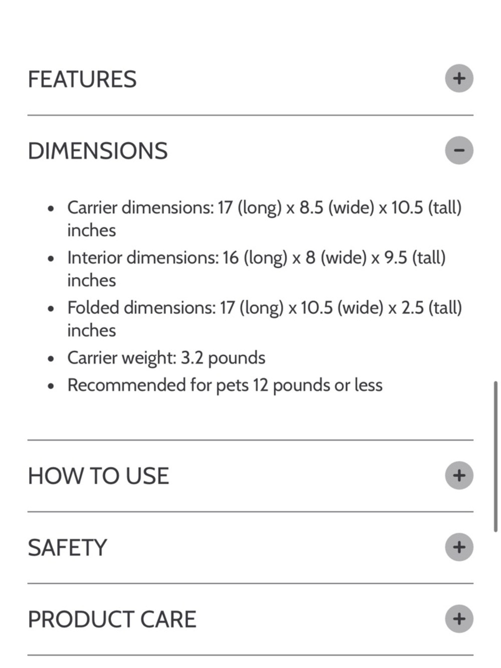 Atom Black Pet Carrier - Secure Travel Bag for Small Dogs - Picture 5 of 8